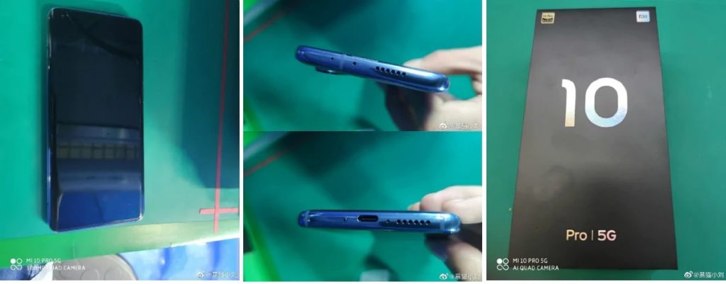 Xiaomi Mi 10 Pro 5G Leaked Images