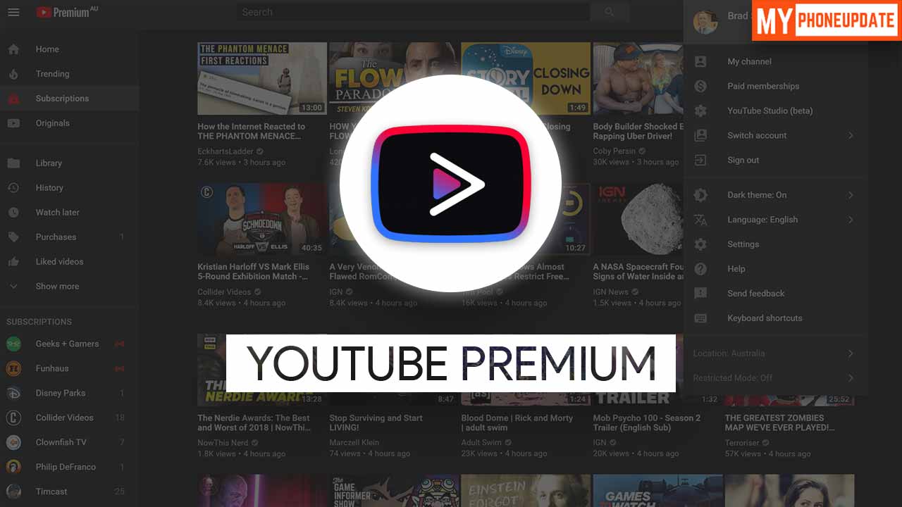 youtube premium apk vanced