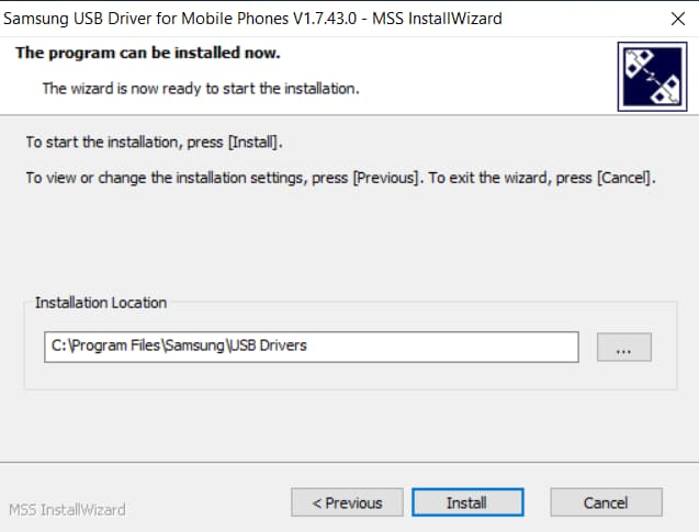 Install Samsung USB Drivers on Windows S3