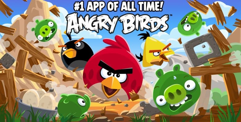 angry birds mobile game